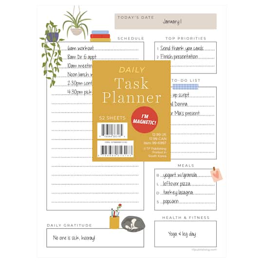 Everyday Daily Task Pad